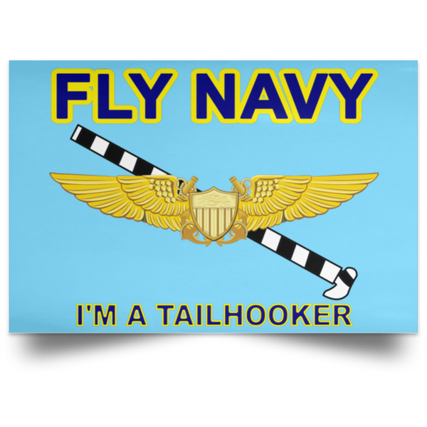 Fly Navy Tailhooker 3 Poster - Landscape