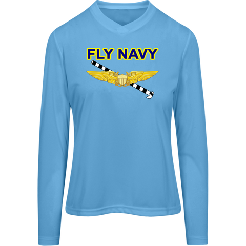 Fly Navy Tailhook 3 Team 365 Ladies' Zone LS Tee