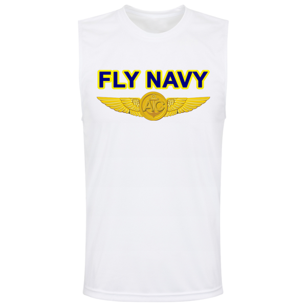 Fly Navy Aircrew Team 365 Muscle T-Shirt