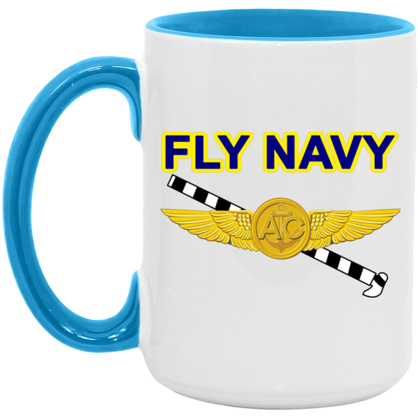 Fly Navy Tailhook 2 Accent Mug - 15oz