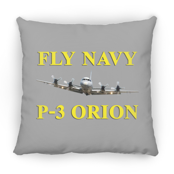 Fly Navy P-3 3 Pillow - Medium Square