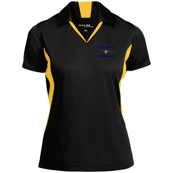 Fly Navy C-2 1 Ladies' Colorblock Performance Polo