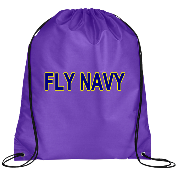 Fly Navy 2 Drawstring Cinch Backpack