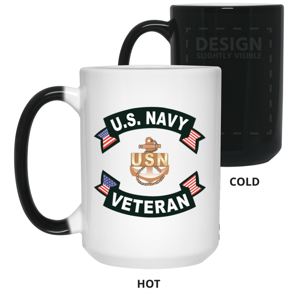 Navy Vet 1 Color Changing Mug - 15oz