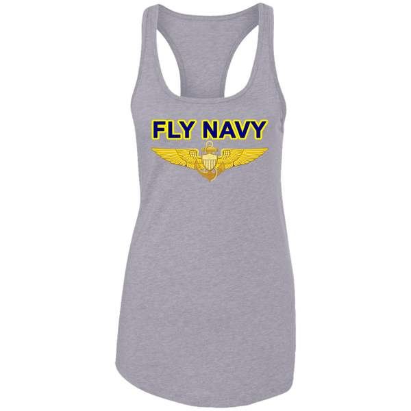 Fly Navy Aviator Ladies' Ideal Racerback Tank