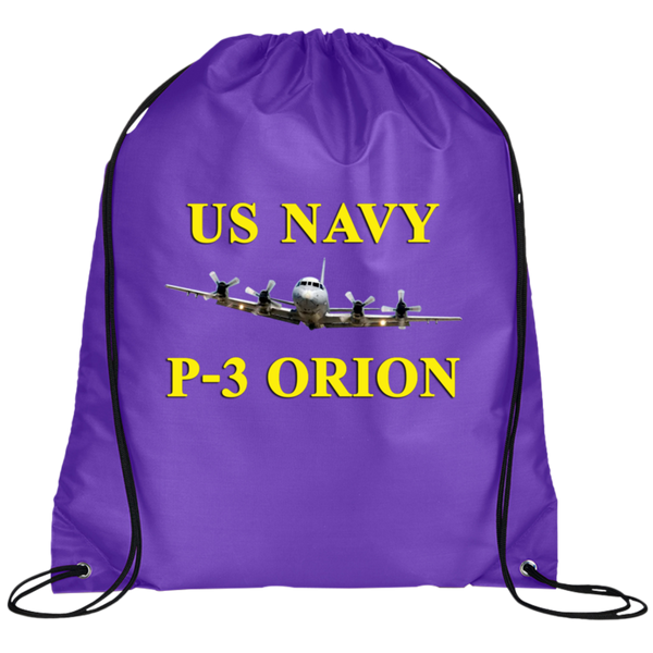 US Navy P-3 3 Drawstring Cinch Backpack