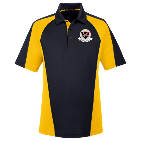 VS 21 2 Harriton Colorblock Polo