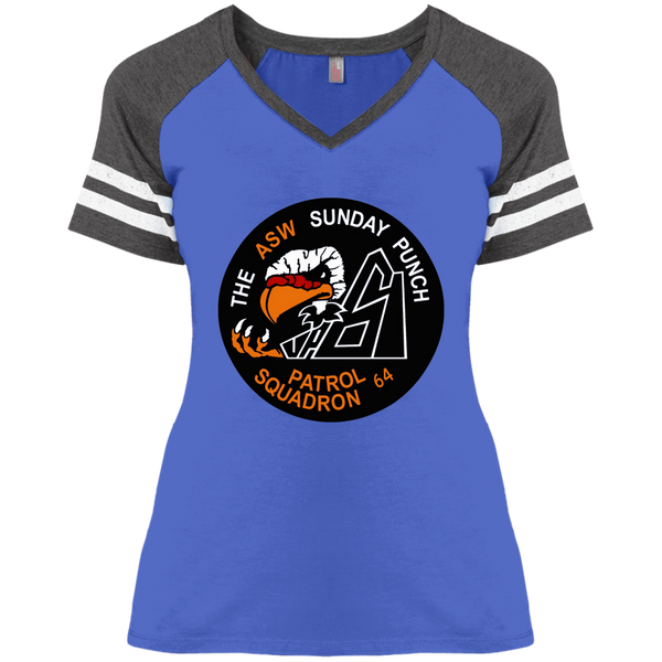 VP 64 1 Ladies' Game V-Neck T-Shirt