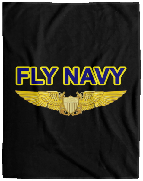 Fly Navy NFO Blanket - Cozy Plush Fleece 60x80