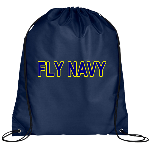 Fly Navy 2 Drawstring Cinch Backpack