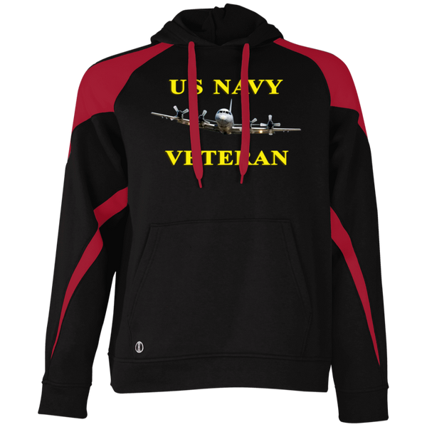 Navy Vet 2 Athletic Colorblock Fleece Hoodie