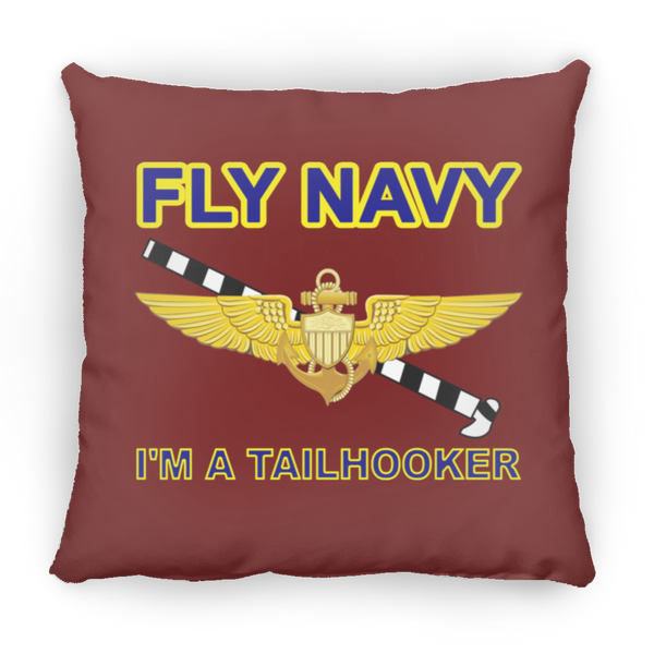 Fly Navy Tailhooker 1 Pillow - Medium Square