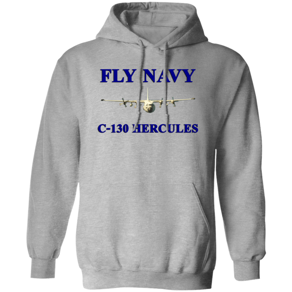 Fly Navy C-130 1 Pullover Hoodie