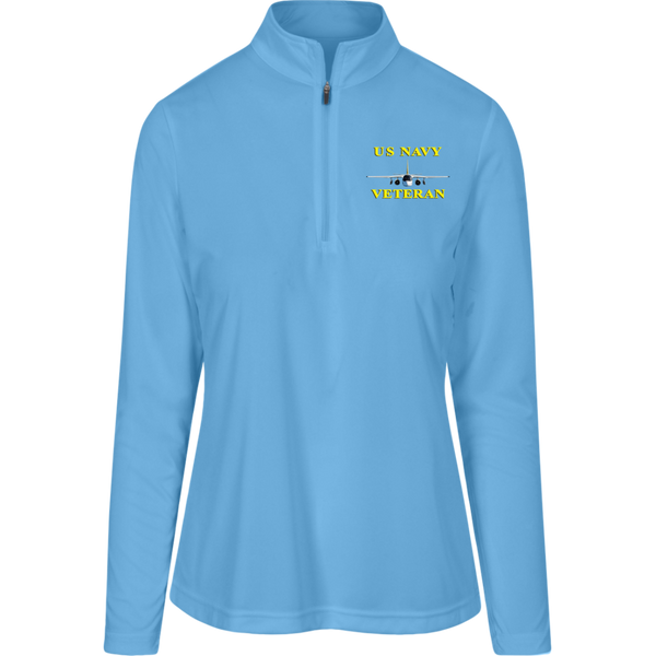 Navy Vet 3 Team 365 Ladies' Zone Quarter Zip