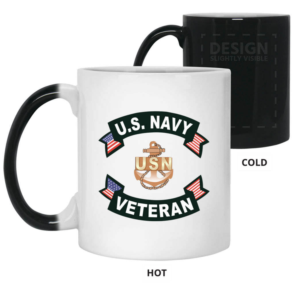 Navy Vet 1 Color Changing Mug - 11oz