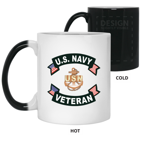 Navy Vet 1 Color Changing Mug - 11oz