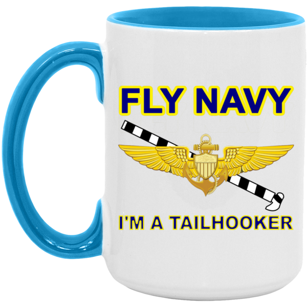 Fly Navy Tailhooker 1 Accent Mug - 15oz