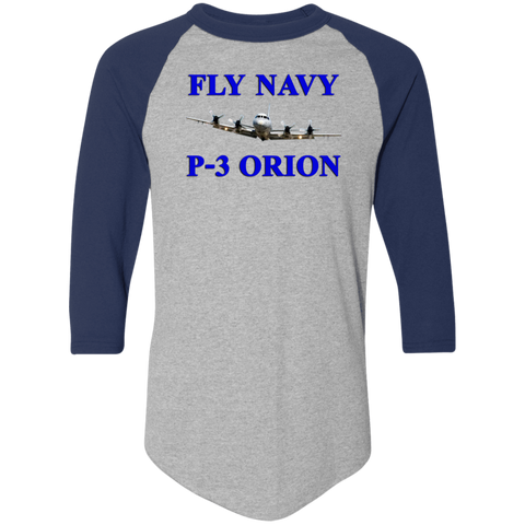 Fly Navy P-3 1 Colorblock Raglan Jersey