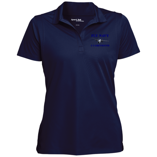 Fly Navy C-2 1 Ladies' Micropique Sport-Wick® Polo