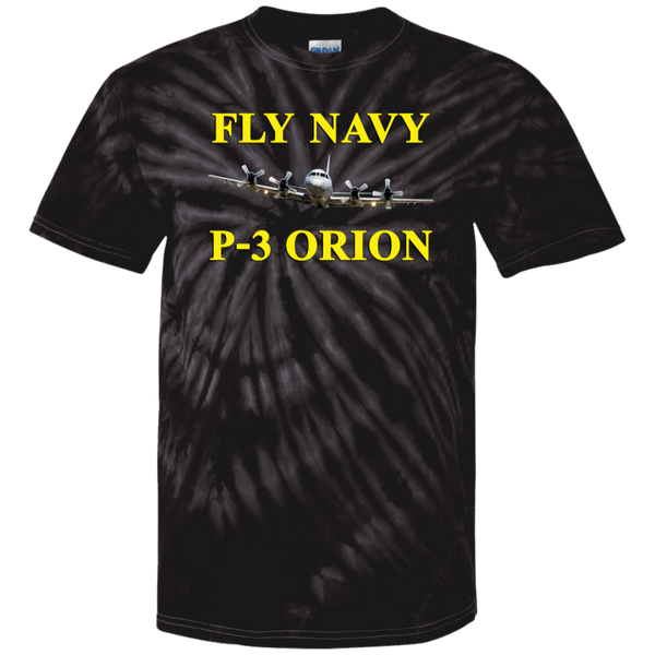 Fly Navy P-3 3 Cotton Tie Dye T-Shirt