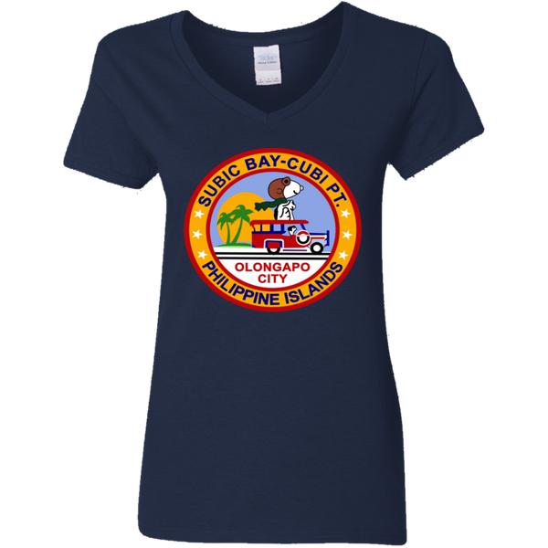 Subic Cubi Pt 01 Ladies' V-Neck T-Shirt