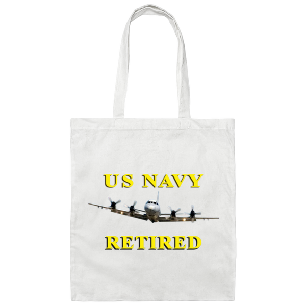 Navy Retired 1 Canvas Tote Bag