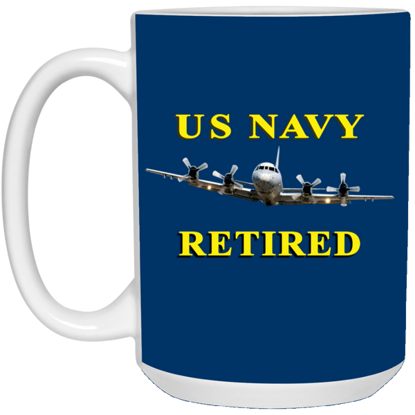 Navy Retired 1 Mug - 15oz