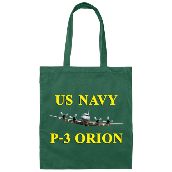 US Navy P-3 3 Canvas Tote Bag