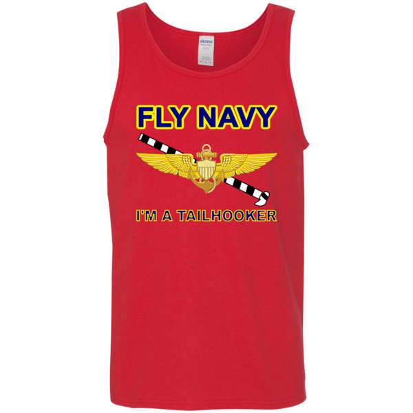 Fly Navy Tailhooker 1 Cotton Tank Top