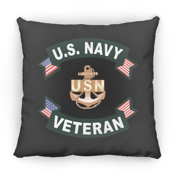 Navy Vet 1 Pillow - Large Square