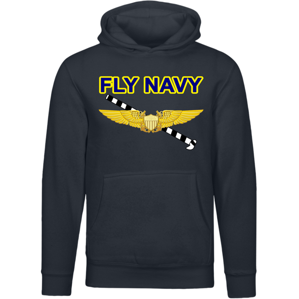 Fly Navy Tailhook 3 Lane Seven Unisex Premium Hoodie