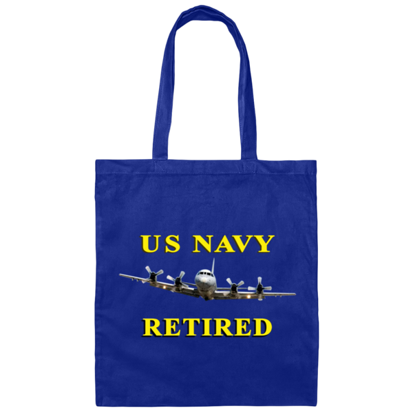 Navy Retired 1 Canvas Tote Bag