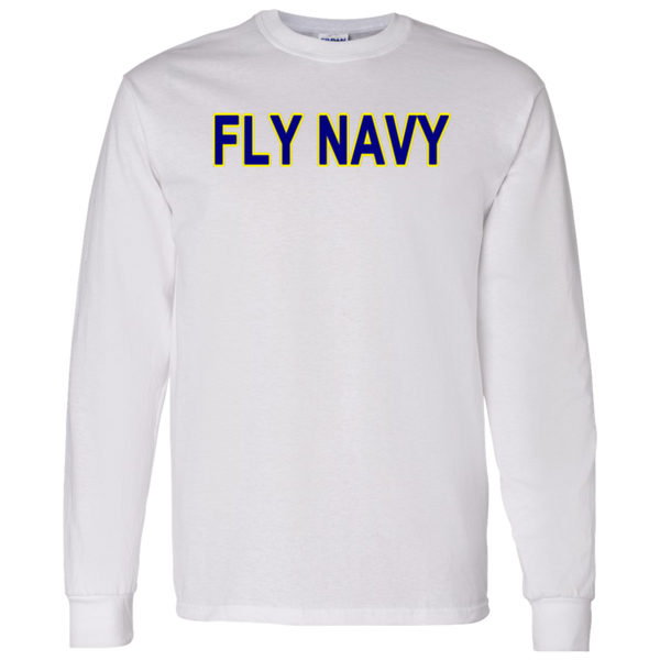 Fly Navy 2 LS Cotton T-Shirt