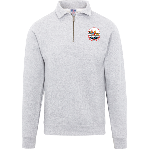 VP 44 1 Jerzees Fleece Quarter Zip Pullover