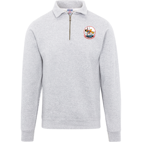 VP 44 1 Jerzees Fleece Quarter Zip Pullover