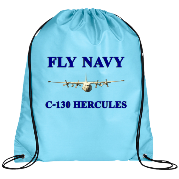 Fly Navy C-130 1 Drawstring Cinch Backpack