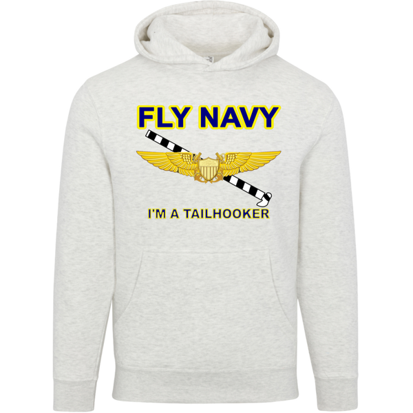 Fly Navy Tailhooker 3 Lane Seven Unisex Premium Hoodie