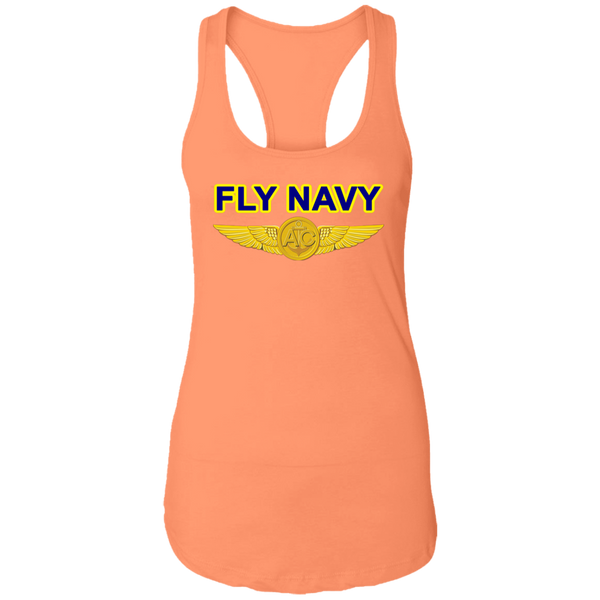 Fly Navy Aircrew Ladies' Ideal Racerback Tank