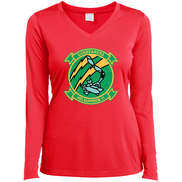 HC 11 2 Ladies’ LS Performance V-Neck Tee