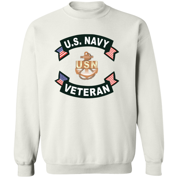 Navy Vet 1 Crewneck Pullover Sweatshirt