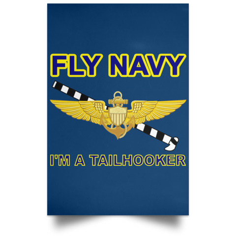 Fly Navy Tailhooker 1 Poster - Portrait