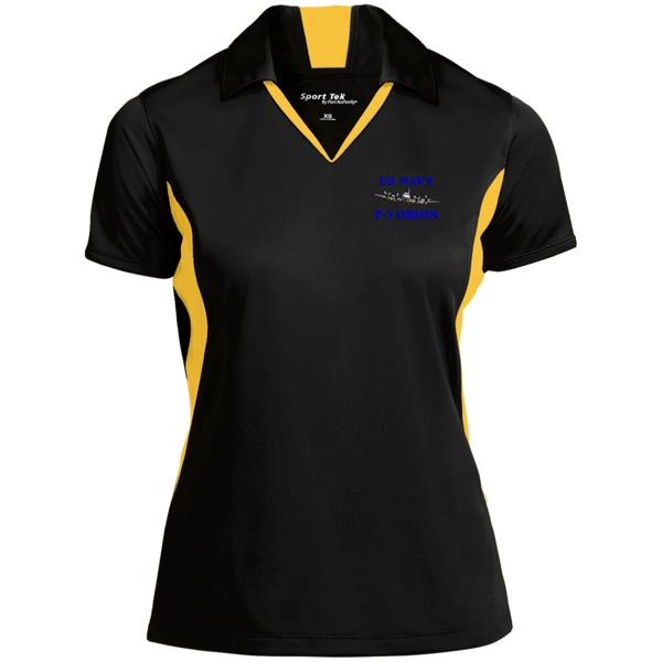 US Navy P-3 1 Ladies' Colorblock Performance Polo