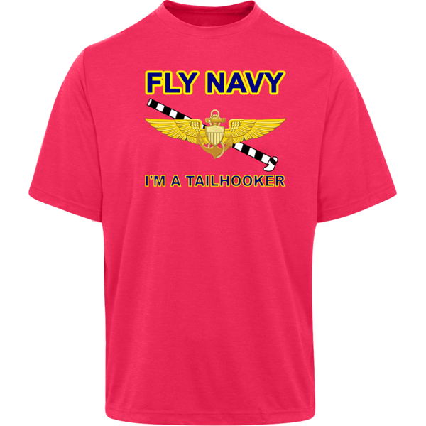 Fly Navy Tailhooker 1 Team 365 Heather T-Shirt