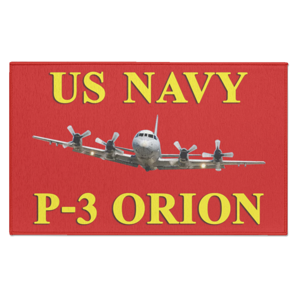 US Navy P-3 3 Indoor Doormat