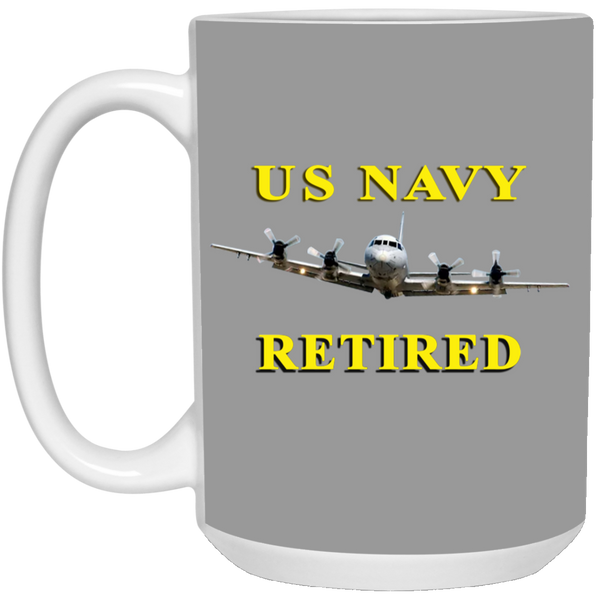 Navy Retired 1 Mug - 15oz