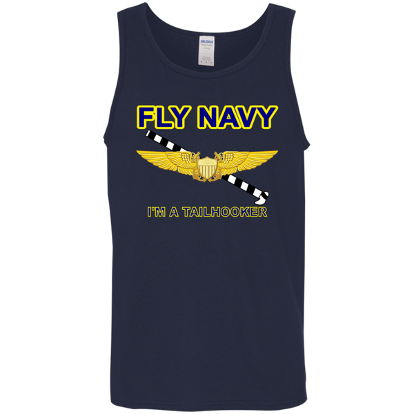 Fly Navy Tailhooker 3 Cotton Tank Top