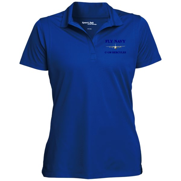 Fly Navy C-130 1 Ladies' Micropique Sport-Wick® Polo