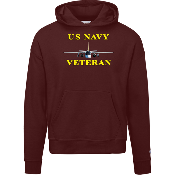 Navy Vet 3 Champion Ladies' Powerblend Hoodie