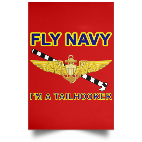 Fly Navy Tailhooker 1 Poster - Portrait