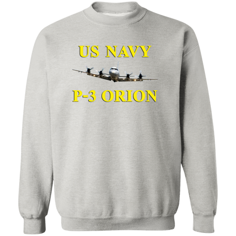 US Navy P-3 3 Crewneck Pullover Sweatshirt